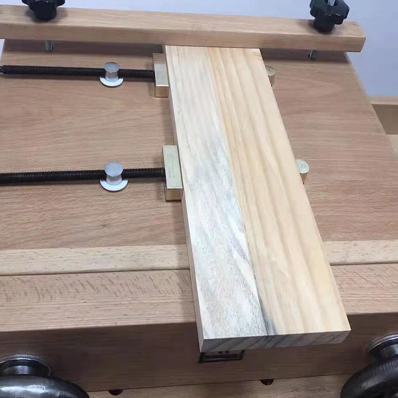 Clip de escritorio para carpintería, abrazadera de Clip fijo rápido, tornillo de fijación de latón para agujero de perro de 19/20MM, herramientas para bancos de carpintería