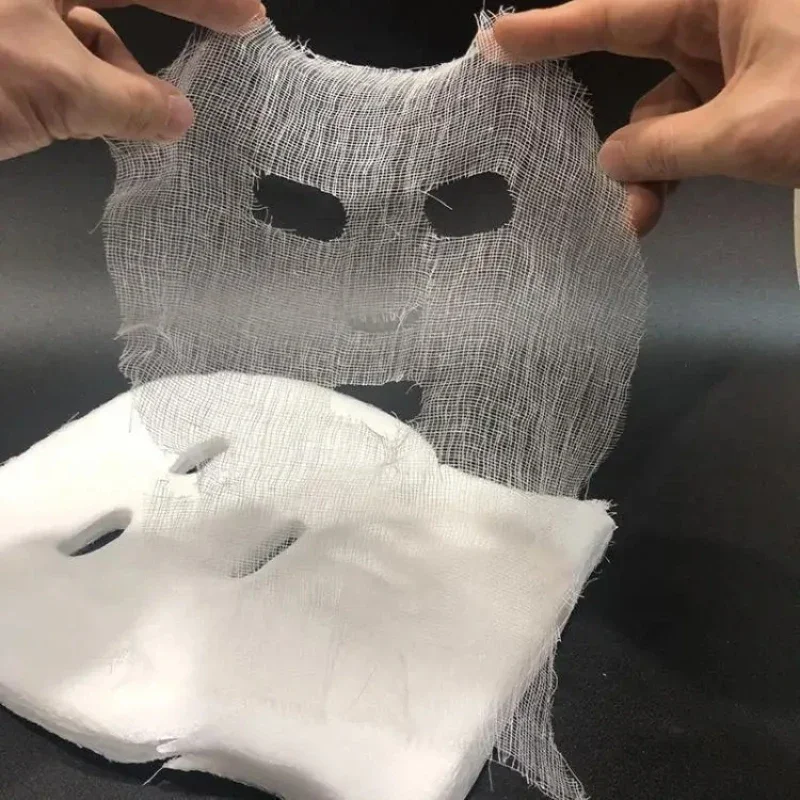 50pcs/100pcs Facial Gauze Masks Face Slimming Remove Eye Pouch Facial Skin Care Mask Beauty Tools Face Gauze Mask