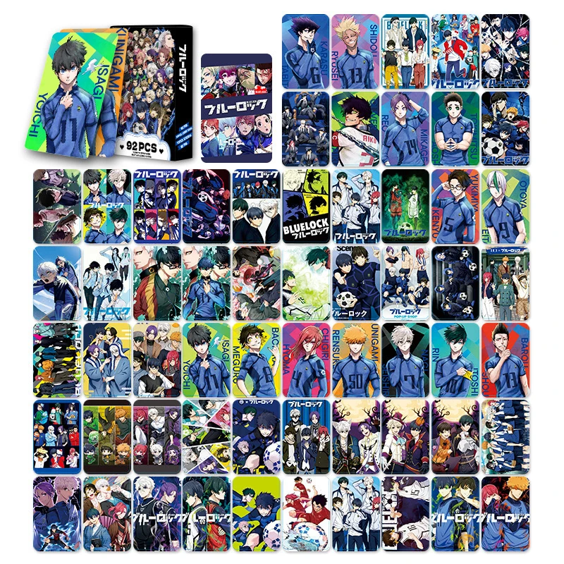 92PCSHigh-Definition Color Printed Photo Card Blue Prison Double-SidedLOMOCard Collection Card Sticker Greeting Card image 5