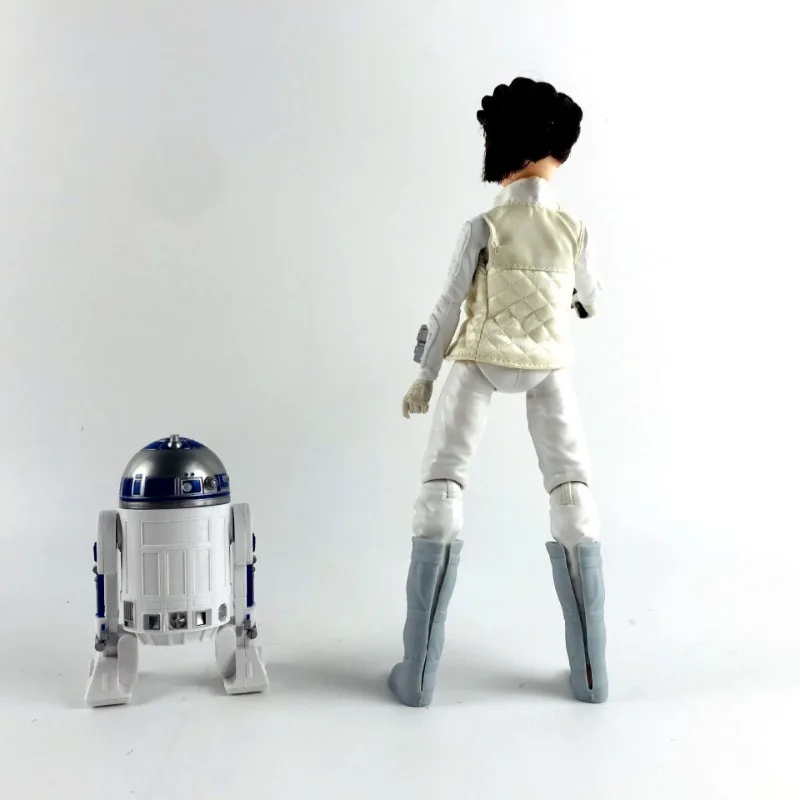 Original Disney Star Wars Princess Leia Rey Action Figure Cute BB8 Jedi Knight Joint Anime Figure Model Toys Gift