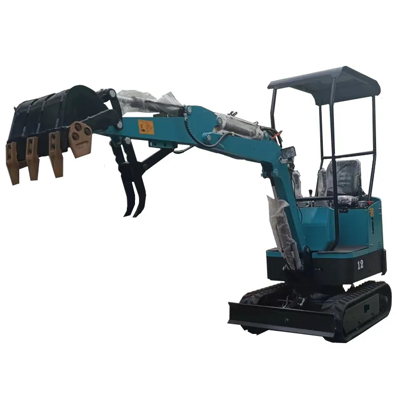 China Factory Mini Crawler Excavators 1200kg For Garden Low Price Mini bagger Machine customized Portable 1 Ton Small Bagger