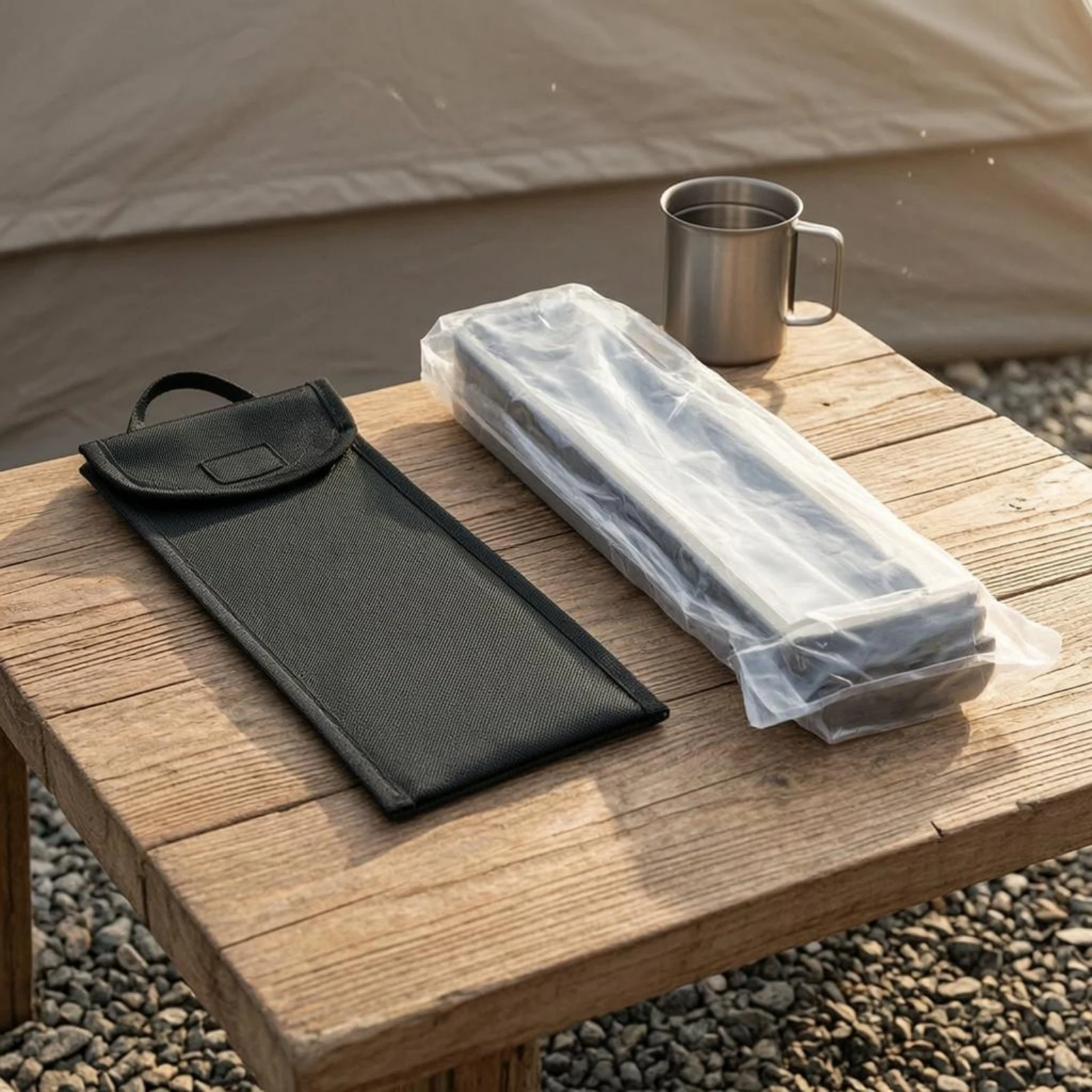 

Camping Cooler Rack Portable Foldable Support Rack Storage Pouch