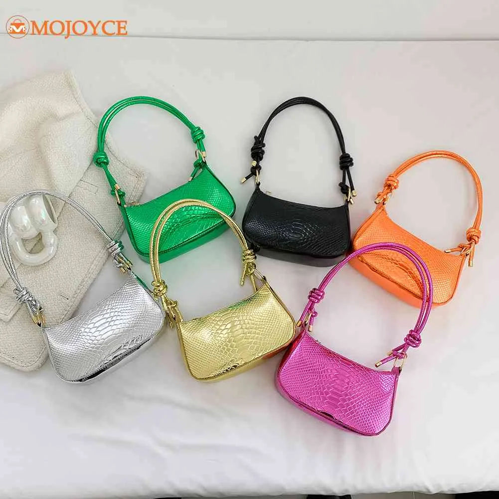 Small Hobo Fashion Soft PU Crocodile Pattern Armpit Bags Delicated Women Handbag Crossbody Small Shoulder Bag Purse Ladies Tote