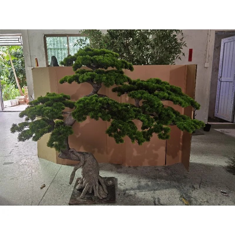 Customize Small Indoor Tree Artificial Cypress Pine Tree for Garden and Landscape Decoration