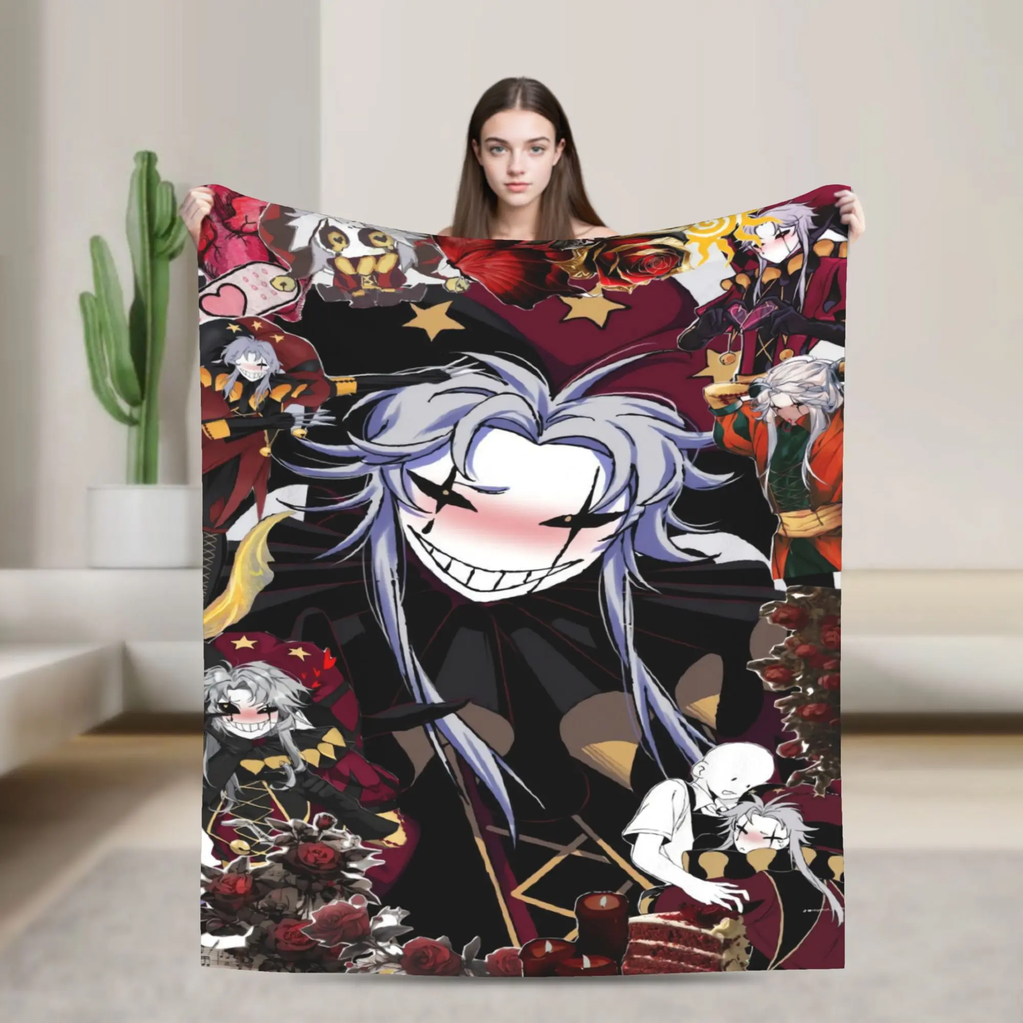 The Freak Circus Flannel Blanket  Soft Durable Throw Blanket for Couch Bed Picnic Graphic Bedspread Sofa Bed Cover
