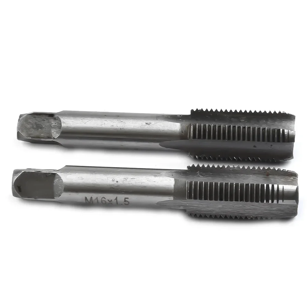 2pcs Right Hand Thread Tap HSS Machine Plug Tap Metric Screw Tap Drill Thread Tool 12mm 14mm 16mm 18mm 20mm Hand Taps Drill Bit