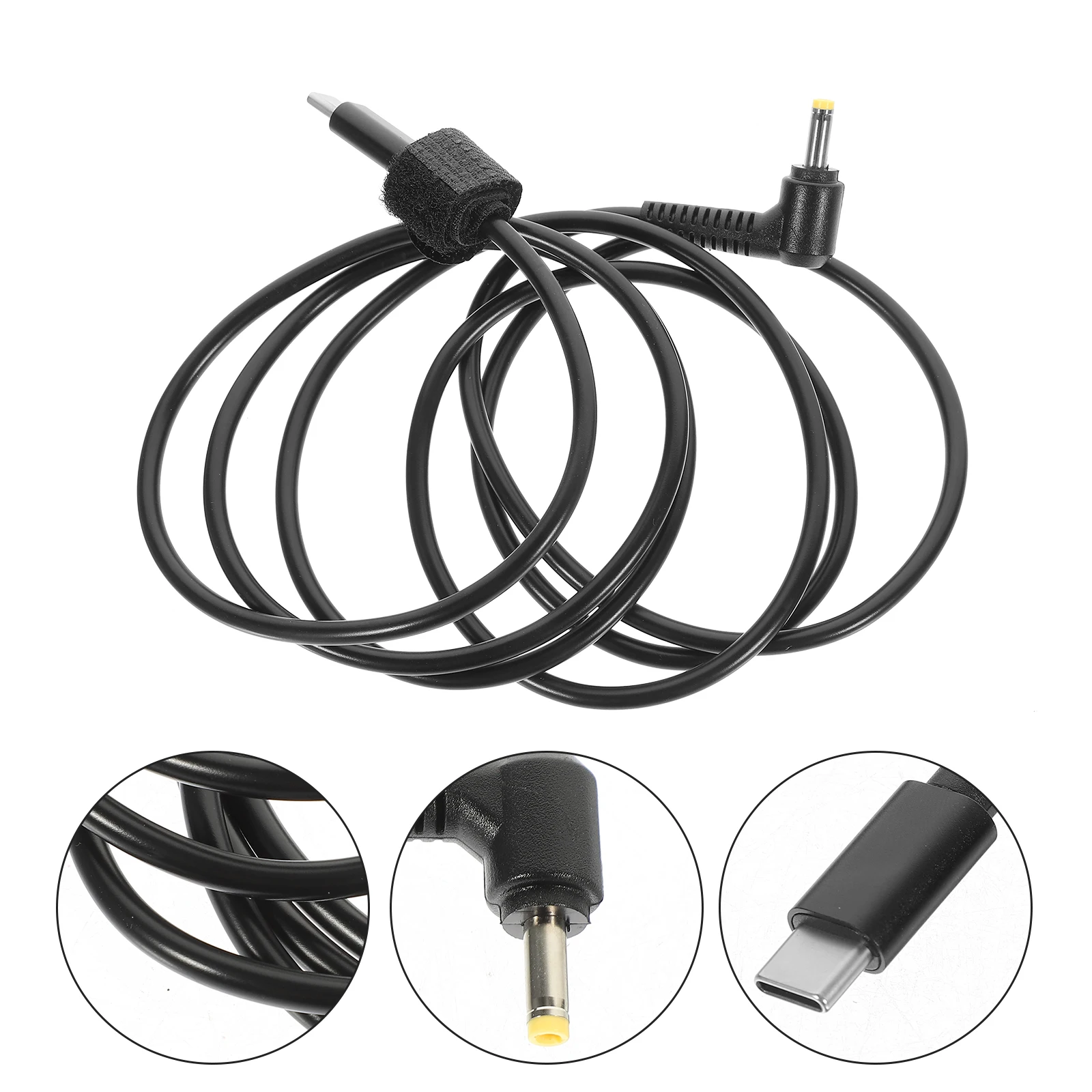 

Type-C To Dc 4.0X1.7Mm Adapter Power Charging Cable Plug Play Durable Pvc Copper Overvoltage Protection Compact Lightweight