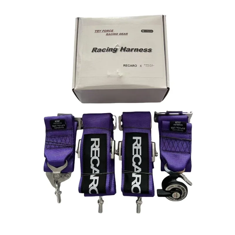 Ceinture de sécurité à 4 points modifiée pour course automobile