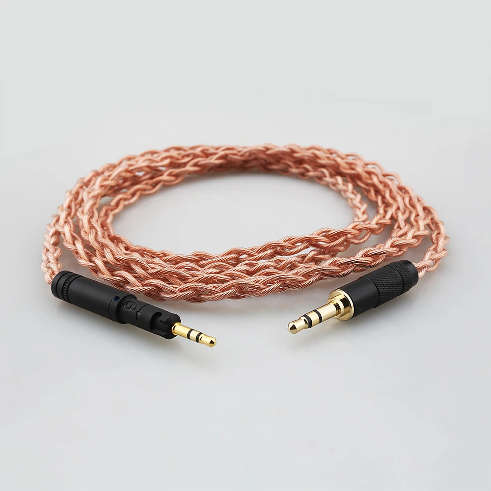 High Quality HiFi-OFC 4 Core Litz Earphone Braided Cable For Sennheiser HD599 HD569 HD 560S HD559 hd560s LN008244