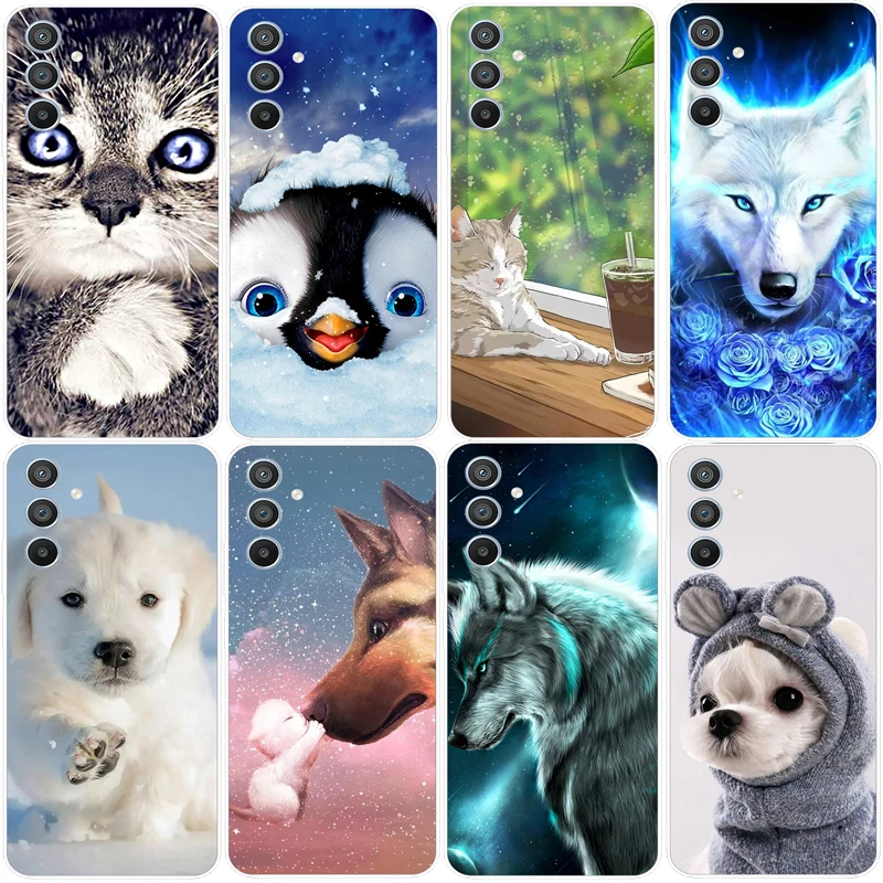 Pattern Case For Samsung Galaxy A53 A54 A34 A22 A32 A52 A12 5G A72 A14 A52S A04E A33 A23 A13 A73 A02 A02S Painting Soft Cover