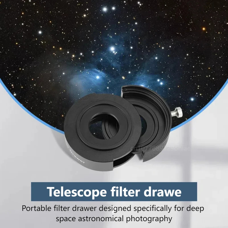 1.25-inch 2-inch Astronomical Photography Accessories Filter Drawer Anti Leakage M42-M4 Magnetic Suction Telescope Accessories