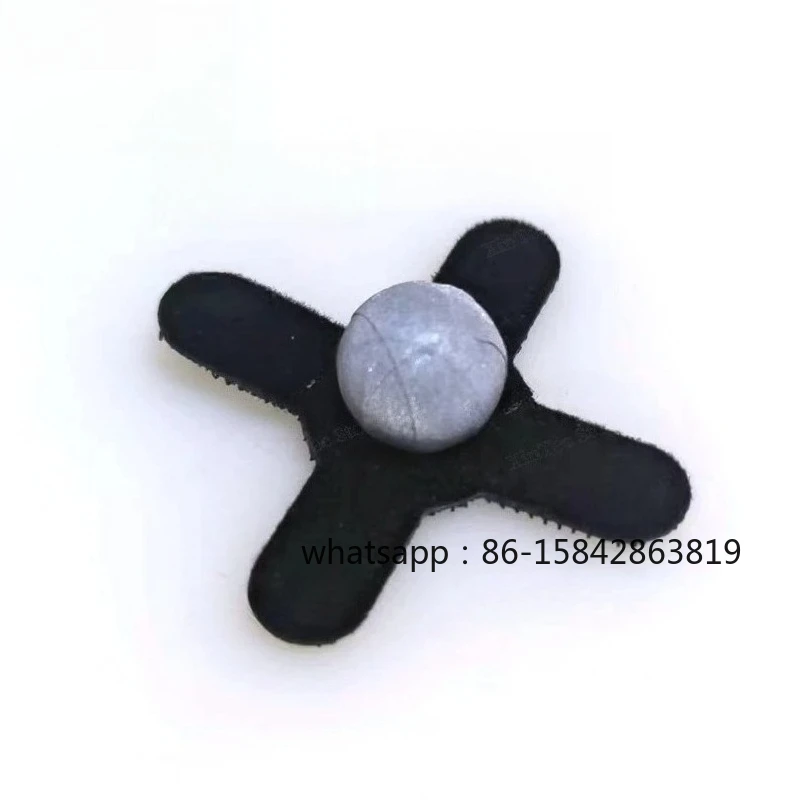 10pcs Optical Infrared Motion Capture Reflex Spot Motion Capture Device Tracking Ball Reflective Marker Dot Cross Velcro
