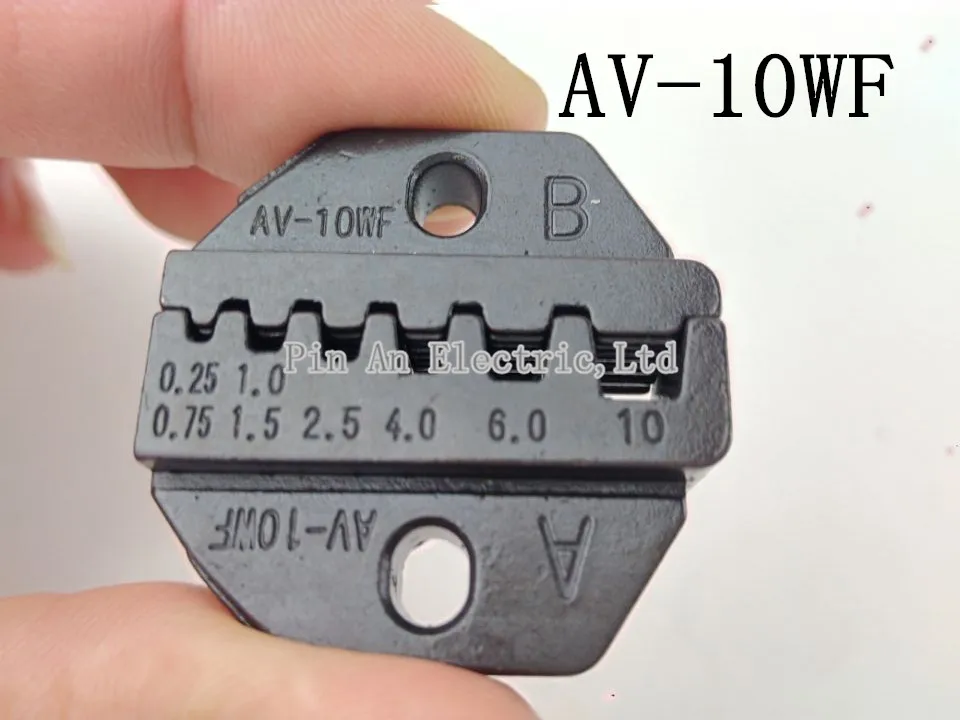 AV-10WF  0.25-10mm2  CRIMPING PILER Crimping machine modules one set jaws