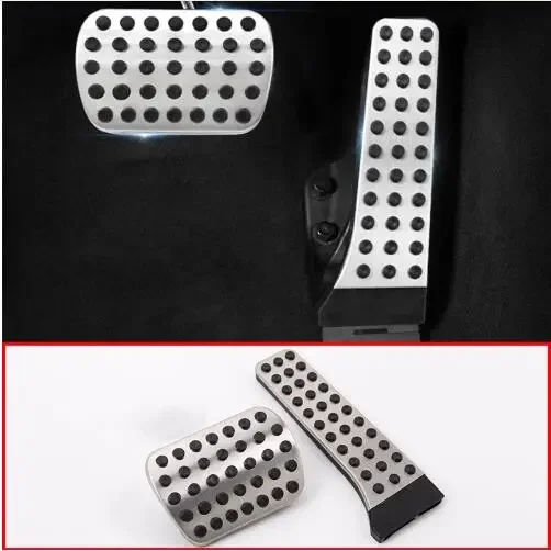 

2pcs Car Gas Fuel Brake Pedal For Mercedes benz C GLC E Class W205 X253 W213 2016-2019 No-Drilling AT Accessories