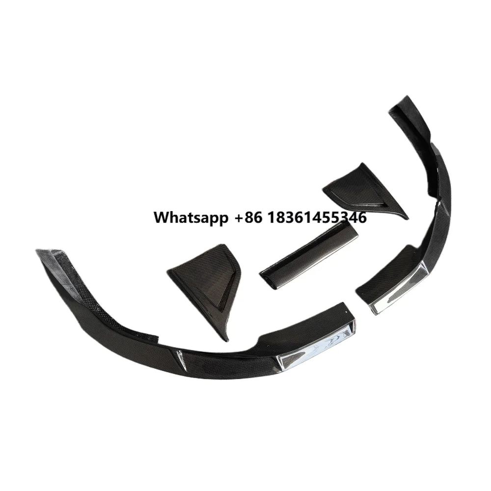 

For F8 Spider M-style Carbon Fiber Front Lip Front Bumper Spoiler Body Kit