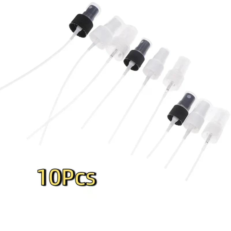 10 pz Bottiglia Spray Portatile Top Pompa Ugello di Profumo Nebbia Fine Spruzzatore Testa di Ricambio Riutilizzabile Essenziale 18/20/24mm