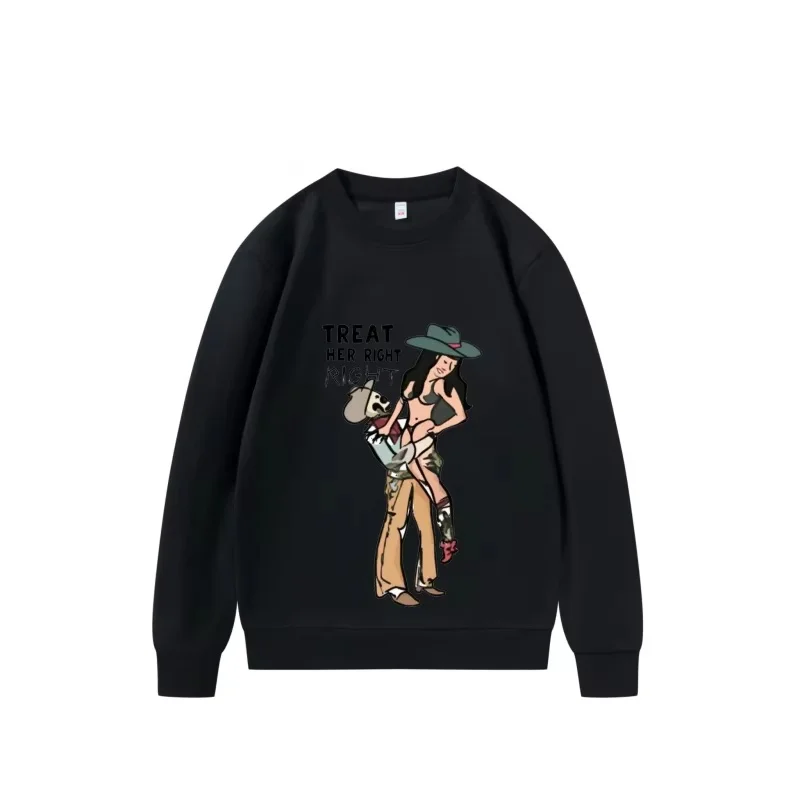 

Толстовка с круглым вырезом, 250 г/м2, большой размер, 2026, свободная посадка из США, бесплатная доставка, модный круглый вырез