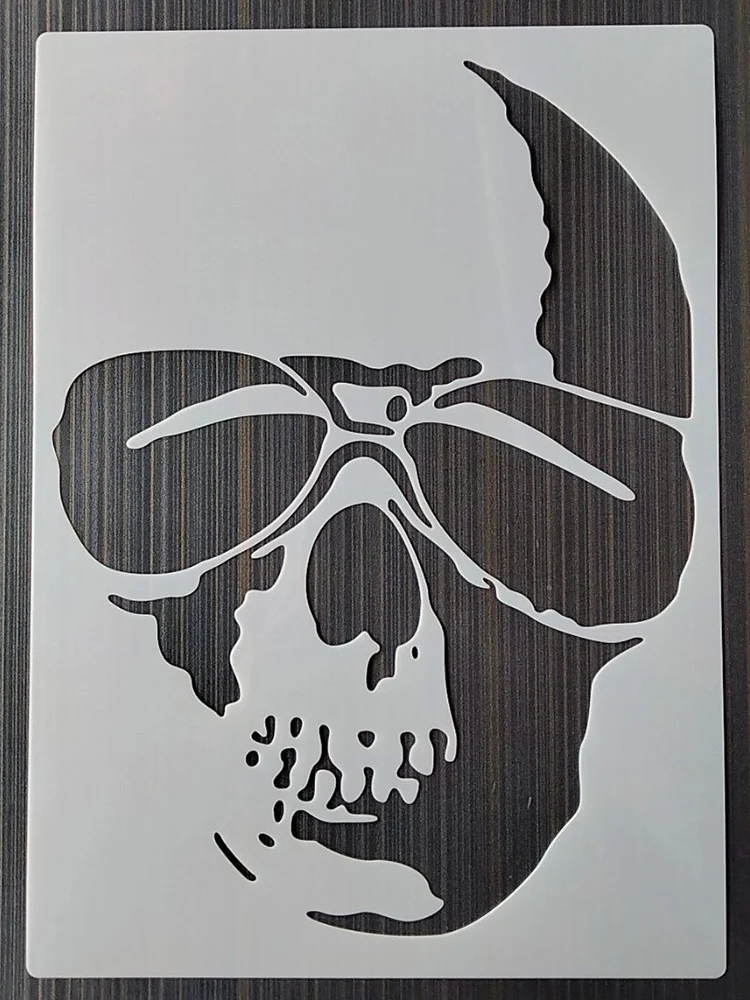 Skulls DIY Layering Stencils for Wall Painting