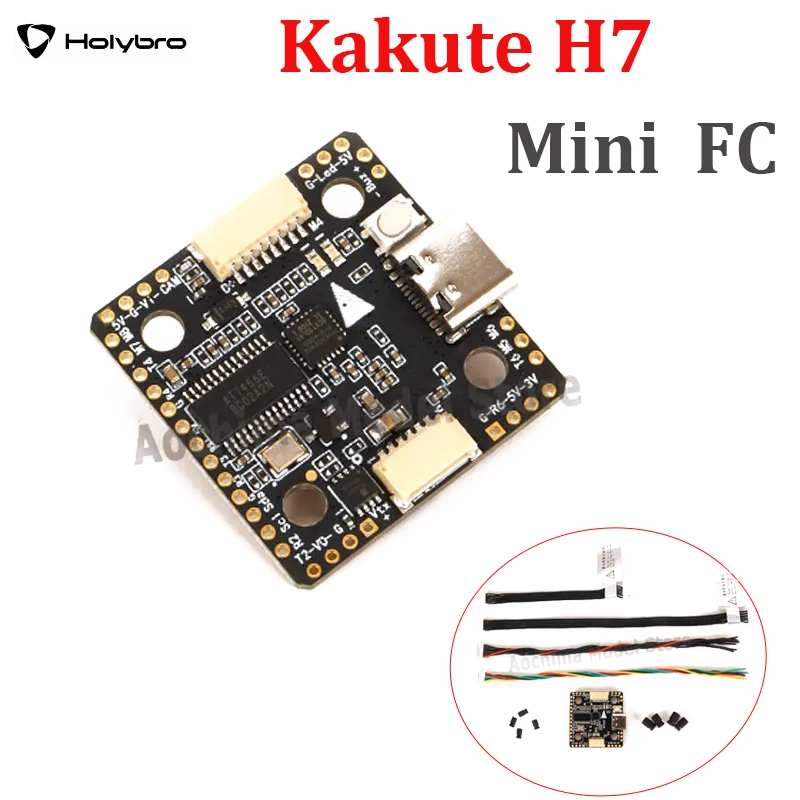 

Holybro Kakute H7 Мини-Контроллер полета с BetaFlight OSD 6x UART Port MCU-STM32H743 32Bit порт поддержки x8 октокоптер для FPV дрона