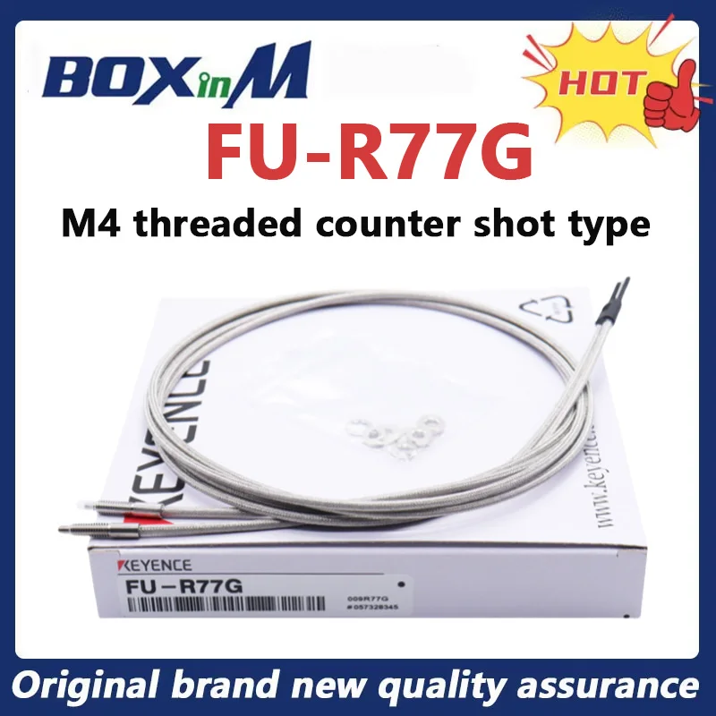 FU-R77TG KEYENCE asli baru M4 sensor serat optik heksagonal