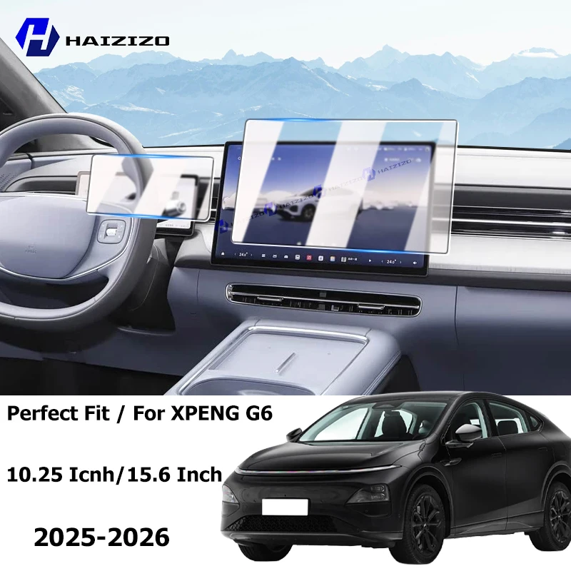 Für XPeng G6 Facelift 2025-2026 Auto-LCD-Bildschirm Anti-Fingerabdruck-Schutzfolie GPS-Navigation Mattierte Hartglasfolie