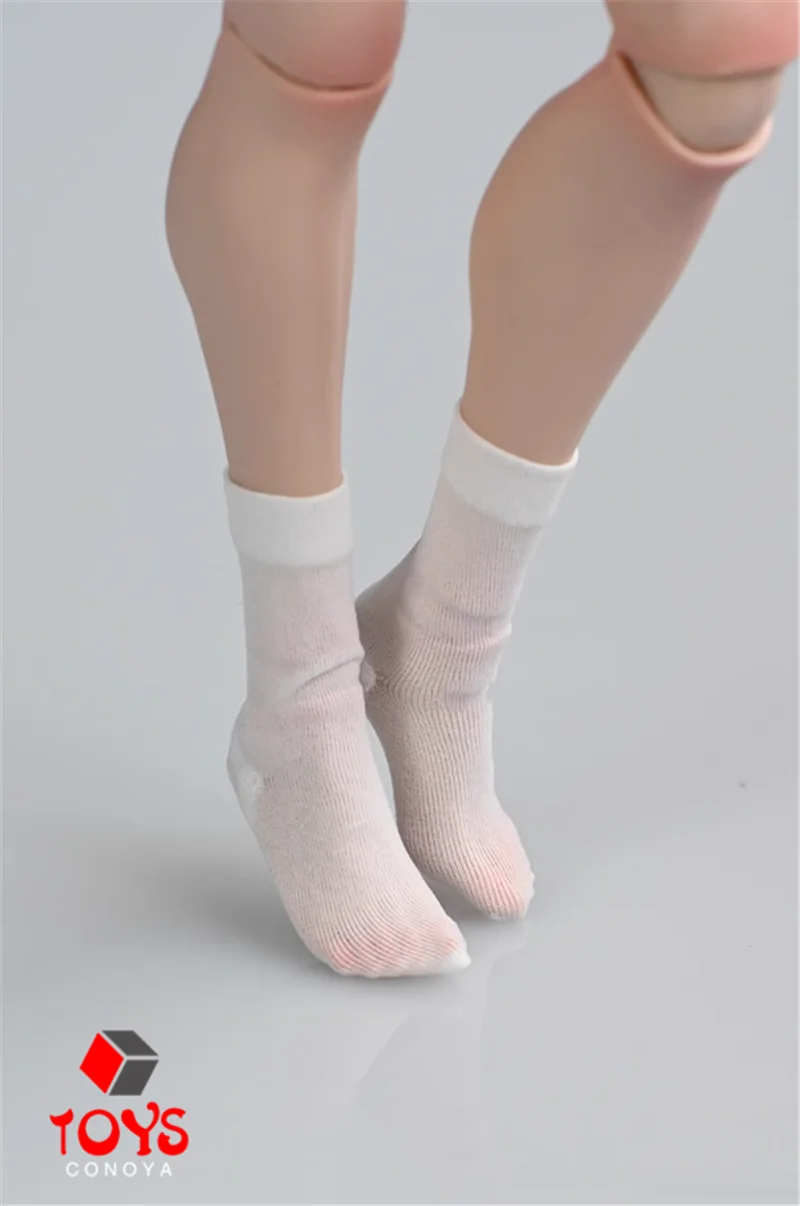 1/6 skala Weibliche Halbtransparente Strümpfe Kurze Socken Lange Strümpfe Kleidung Modell Fit 12'' Weibliche Soldat Action Figur Körper – Detail 3