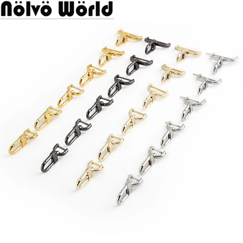 13-16-19-26-32-38MM Metal Detachable Swivel Snap Hooks For Bags Shoulder Strap Dog Chain Collar Trigger Clips Buckle Accessories