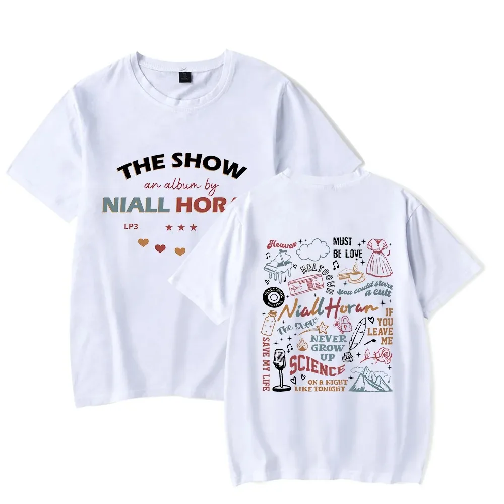 Niall Horan Shirt Merch The Show Album Track List Shirt TDeegray World Tour T-Shirt Unisex Streetwear Fashion Summer Tees Shirts