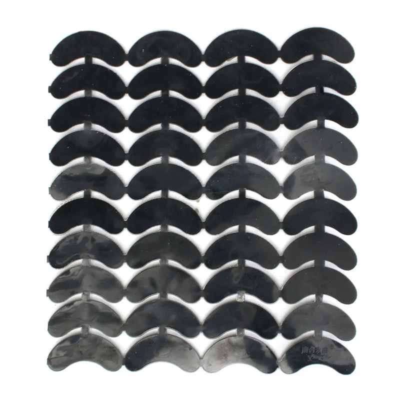 AB47-200PCS 20 ペアゴムヒールセーバーつま先プレートタップ DIY 靴修理パッドサイズ: 56 X 24 X 3.1 ミリメートル