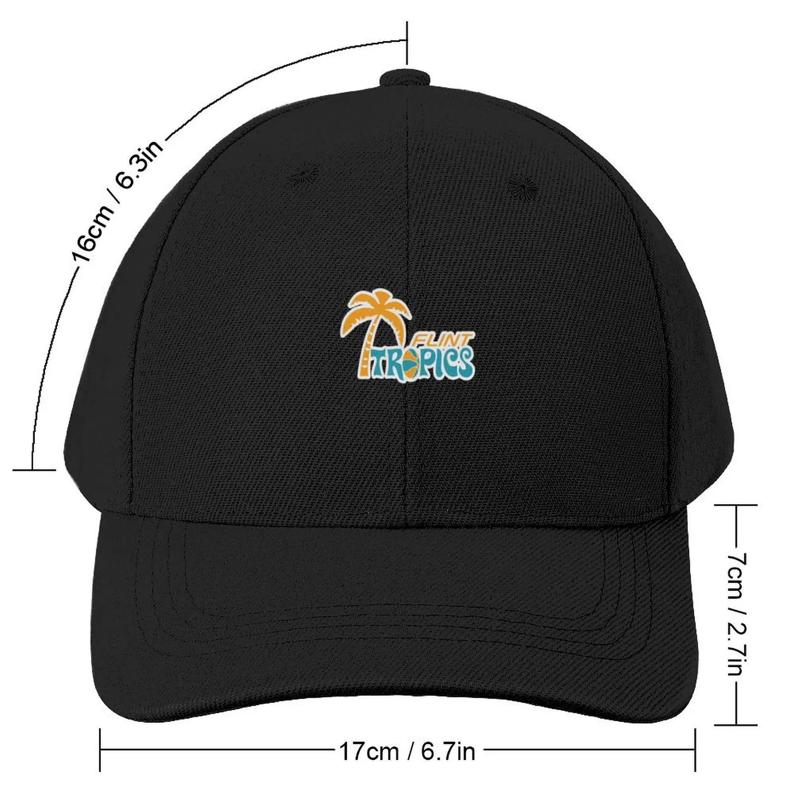 Flint Tropics Retro Baseball Cap Rave fashionable Sports Cap Men's Caps Women's