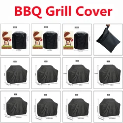 BBQ Grill Barbeque Cover Anti-Dust Waterproof Weber Heavy Duty Charbroil BBQ Cover Outdoor Rain Protective Barbecue Cover