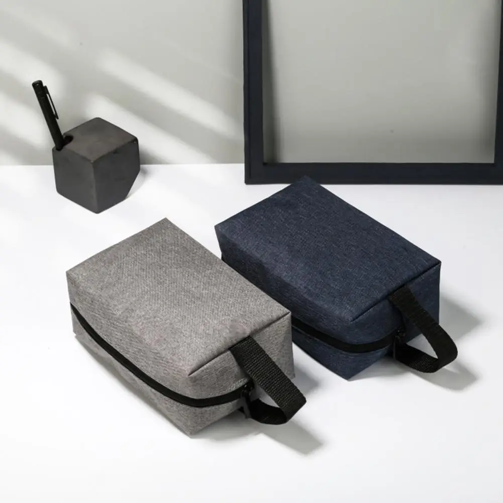 Useful Cosmetic Bag  with Handle Sturdy Organizer Pouch  Traveling Shopping Dating Cosmetic Storage Bag