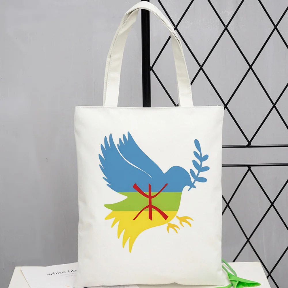 Amazigh shopping bag reusable bolso tote shopping handbag cotton bag shoping foldable bolsas ecologicas cloth grab