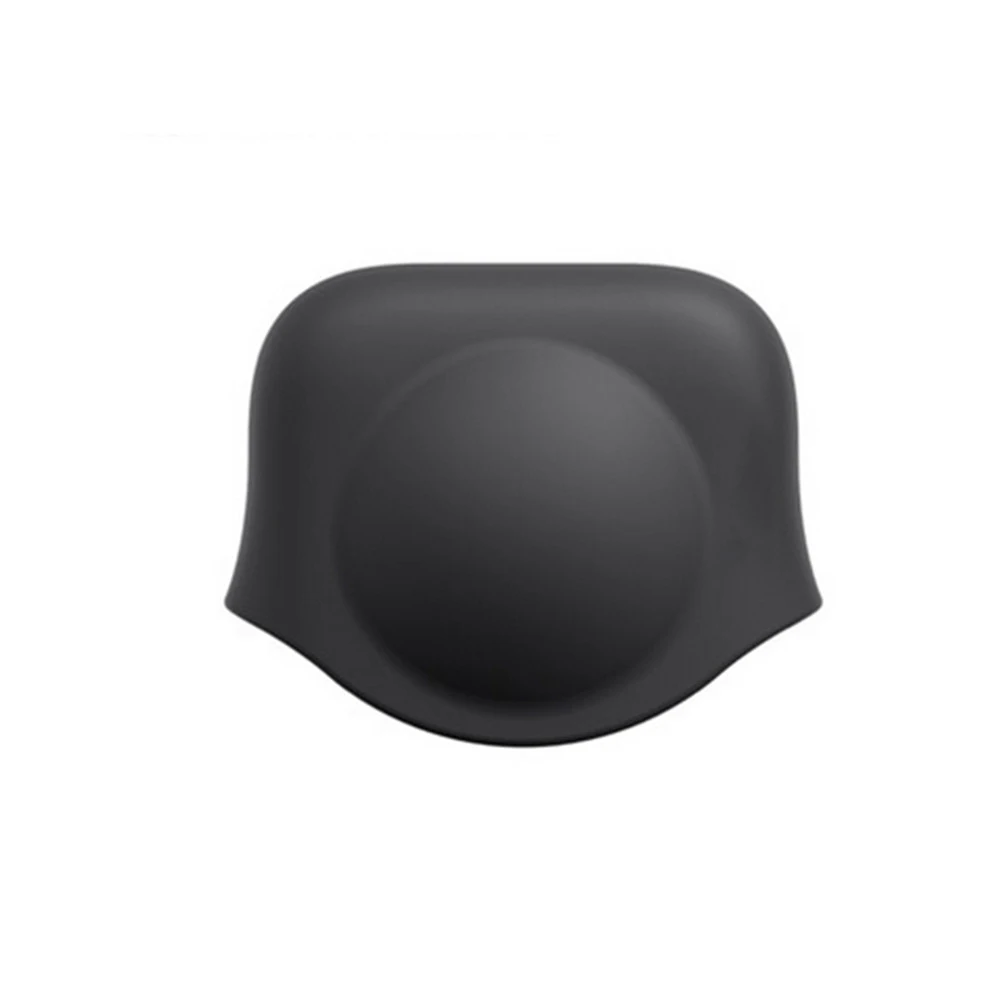 1 PCS For Insta360 ONE X2 Lightweight Black Silicone Camera Lens Protective Cap Replacement Lens Cover Protector Accessories