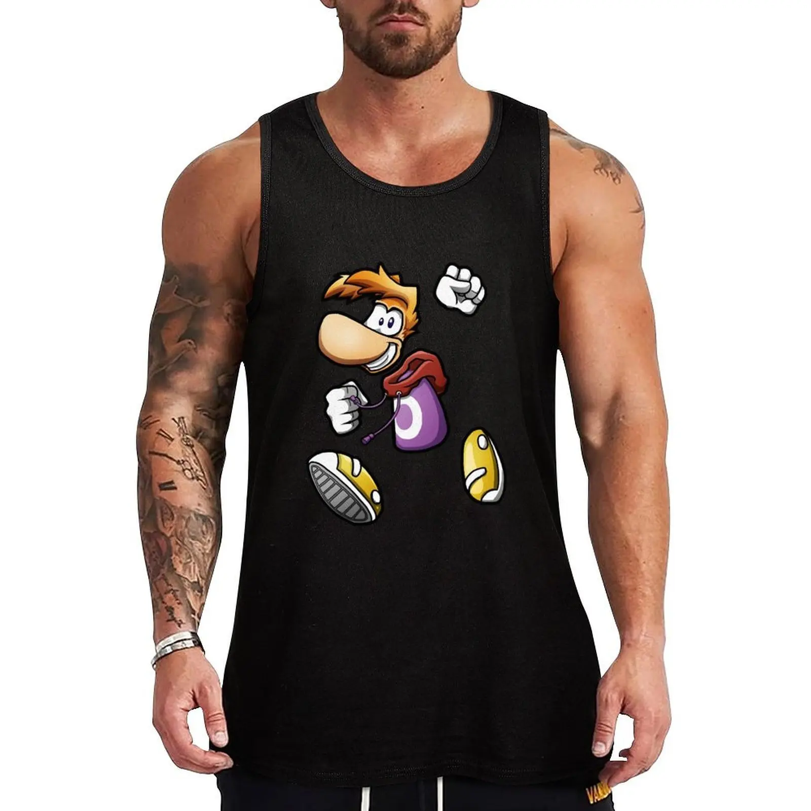 Regalos divertidos Rayman Legends Origins Adventures Great Escape Tank Top Camiseta sin mangas informal urbana Camiseta sin mangas estilo streetwear