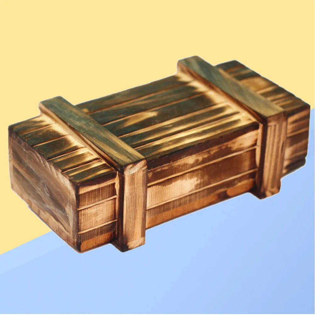 

Wooden Small Ming Lock Puzzle Box Creative Educational Gift Stimulate Creativity Small Puzzle Box