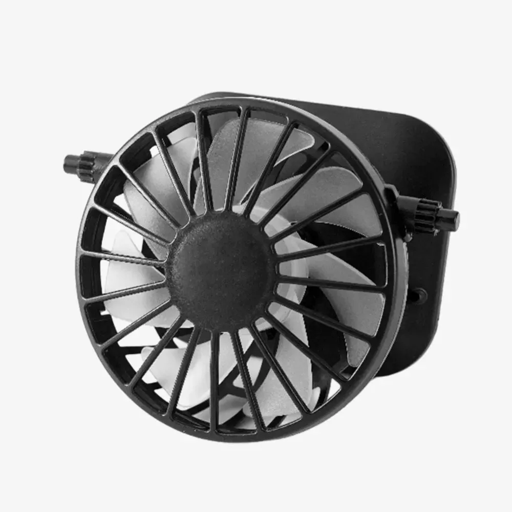 Portable Mini Solar Powered Fan Lightweight Solar Powered Cooling Fan USB Charging Rechargeable Hat Fan Backpacking