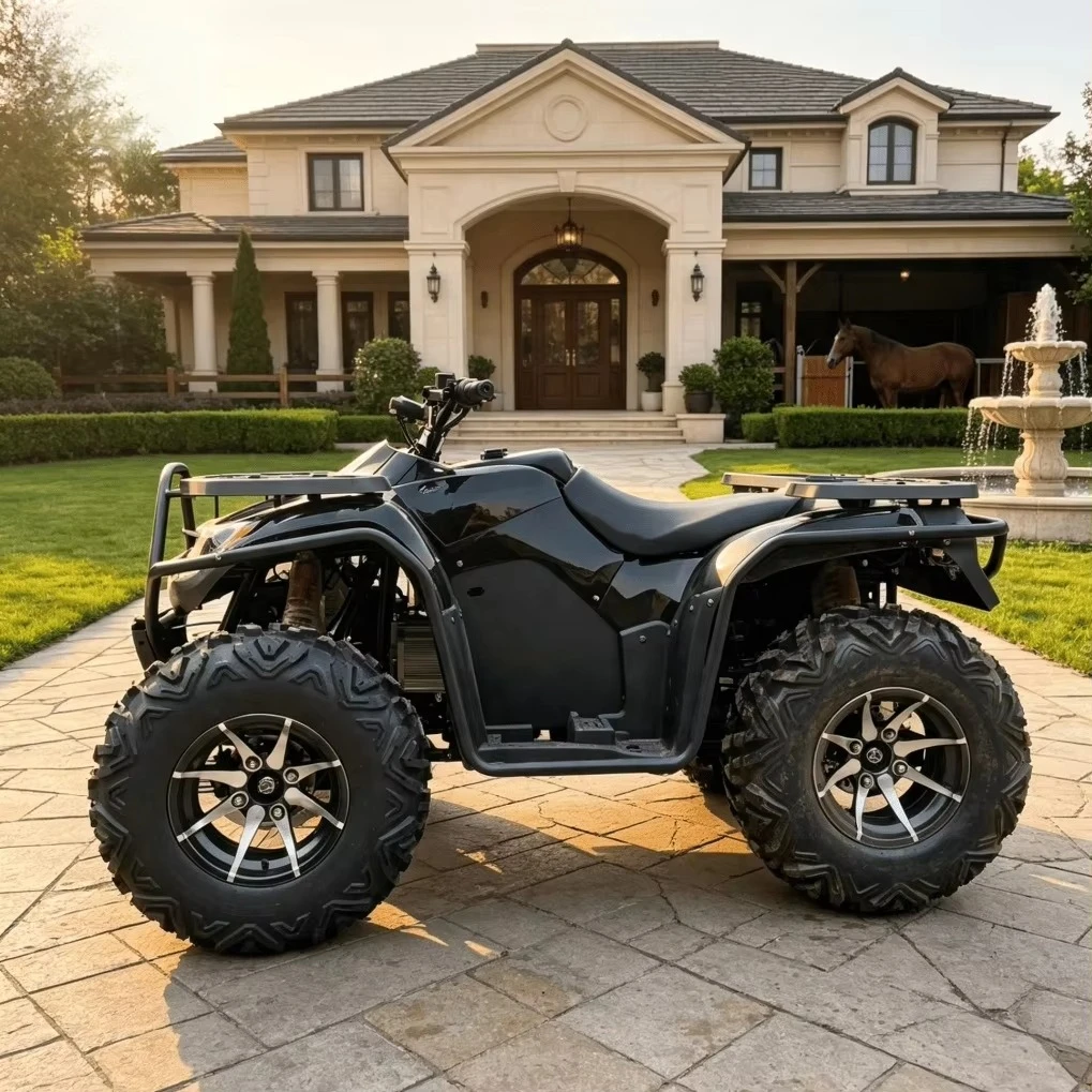 Tc Raxen Multi-Function Rapid Transport 8000w Electric All Terrain Vehicle 4WD All Terrain Vehicle for Off-Road Racing