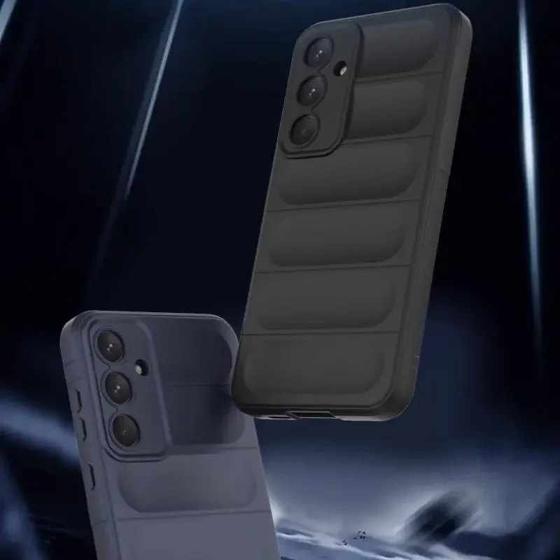 ماتي سيليكون لينة ثلاثية الأبعاد شريط نمط الحال بالنسبة لسامسونج غالاكسي A36 A26 A56 5G A 26 36 A 56 للصدمات الوفير الغطاء الخلفي