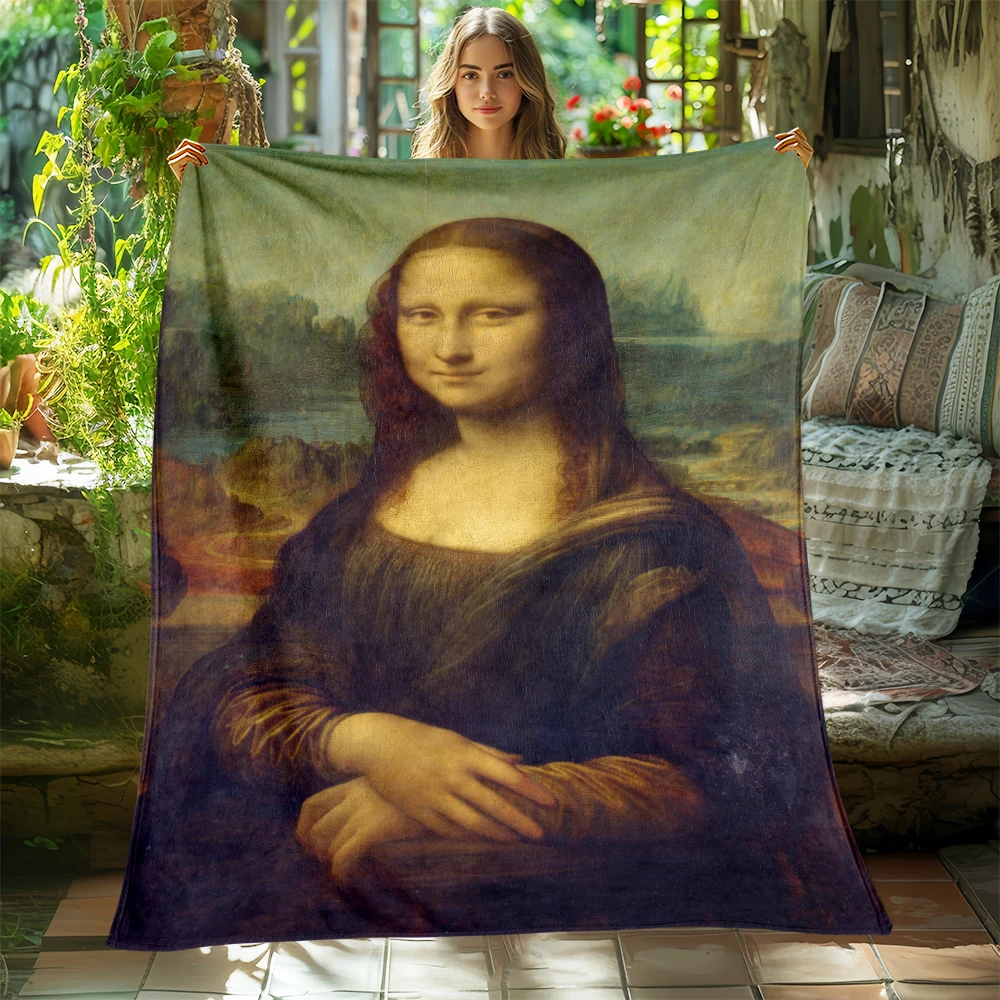 

MasterpieceThe Artist Print Four Seasons Blanket Sofa Bed Cover Soft and Fluffy Blanket Soft Warm Flannel Throw Blanket Gift Art