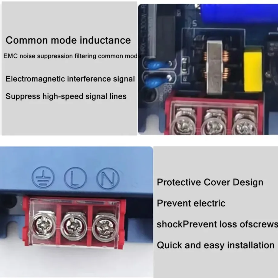 12V 24V Ultra Thin LED Power Supply 45W 60W 100W 200W 300W 400W AC/DC Transformer LED Driver Converter for LED Strip Lighting