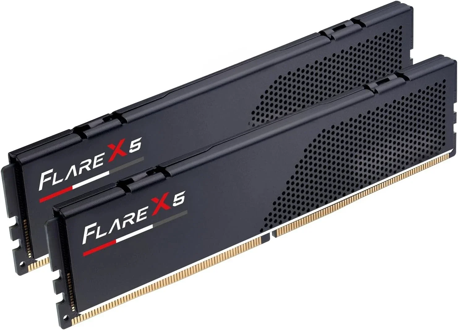 

Flare X5 Series (AMD Expo) Оперативная память DDR5 64 ГБ (2x32 ГБ) 6000MT/s CL30-40-40-96 1,40 В UDIMM — матовый черный (F5-6000J3040G32GX2-FX5)