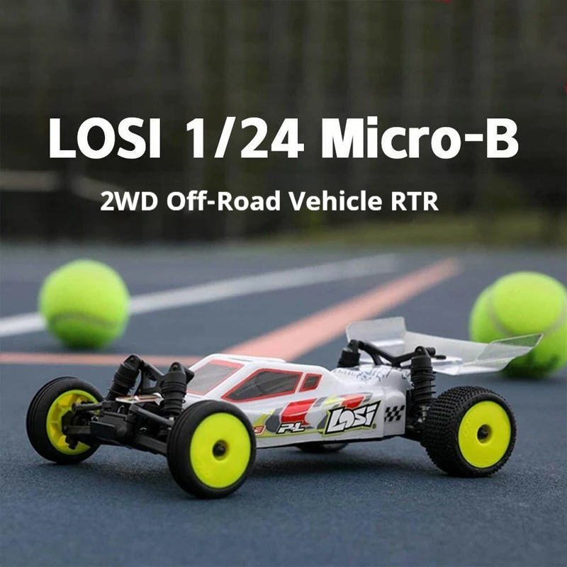Losi Rc Buggy 1/24 Micro B 2wd Electric Remote Control Off Road Car Rtr Racing Model Vehicle For Outdoor Hobby Enthusiasts