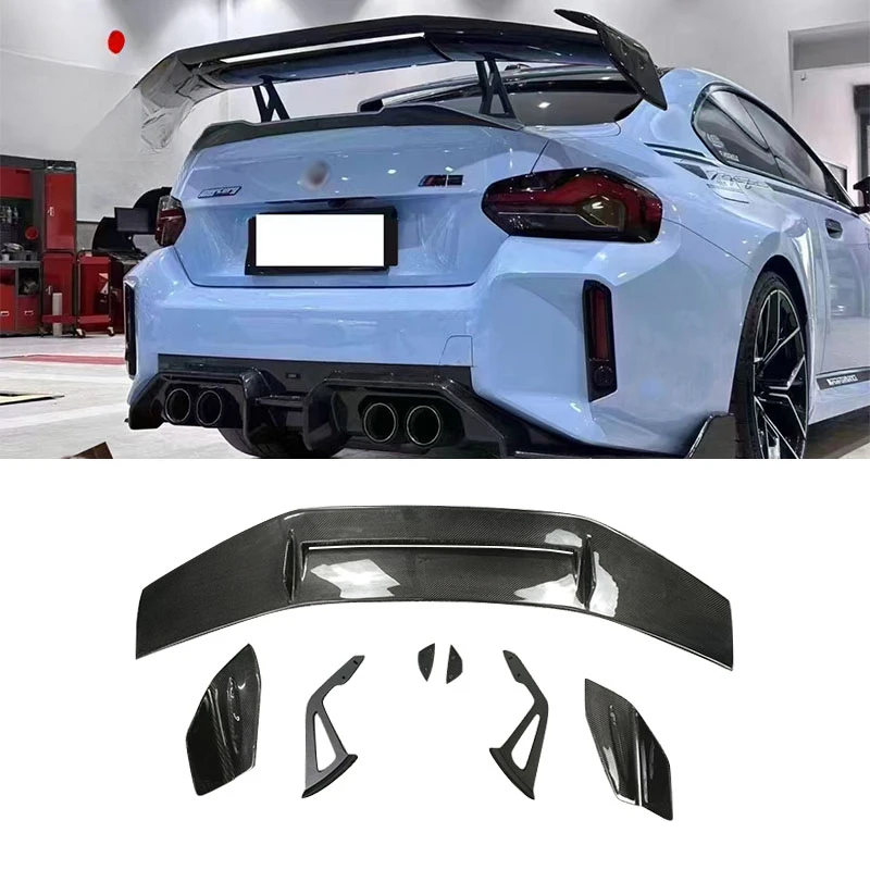 

Ad Style Carbon Fiber Rear Spoiler for M3 F80 M4 F82 M2 Tail Wing Universal Spoiler Lightweight Body Kit Car Auto Part