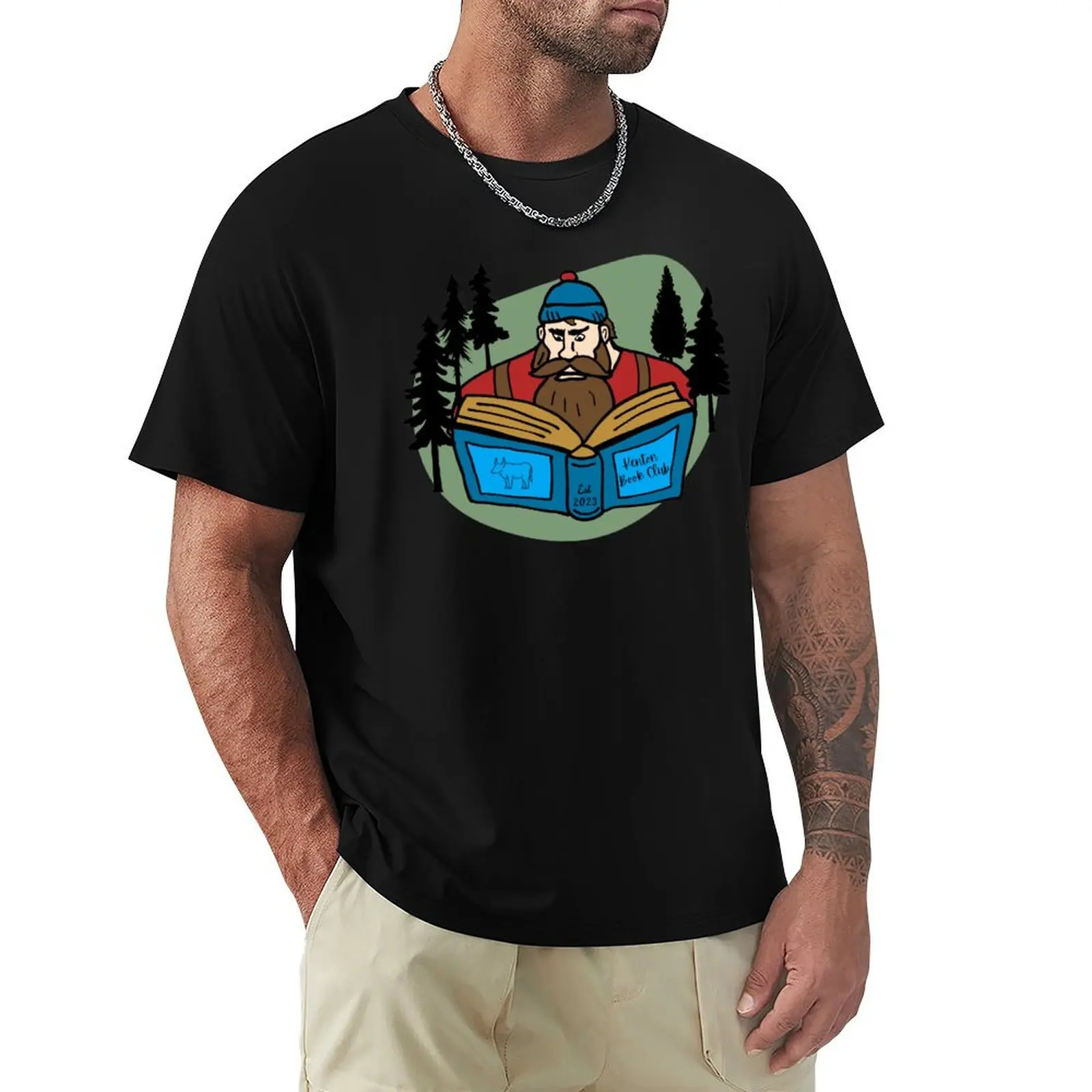 Paul Loves Reading T-Shirt Festive Simple T-Shirt