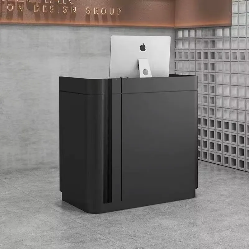 az-Industrial Style Reception Desk for Clothing Store Shop Hotel-Complete Set@