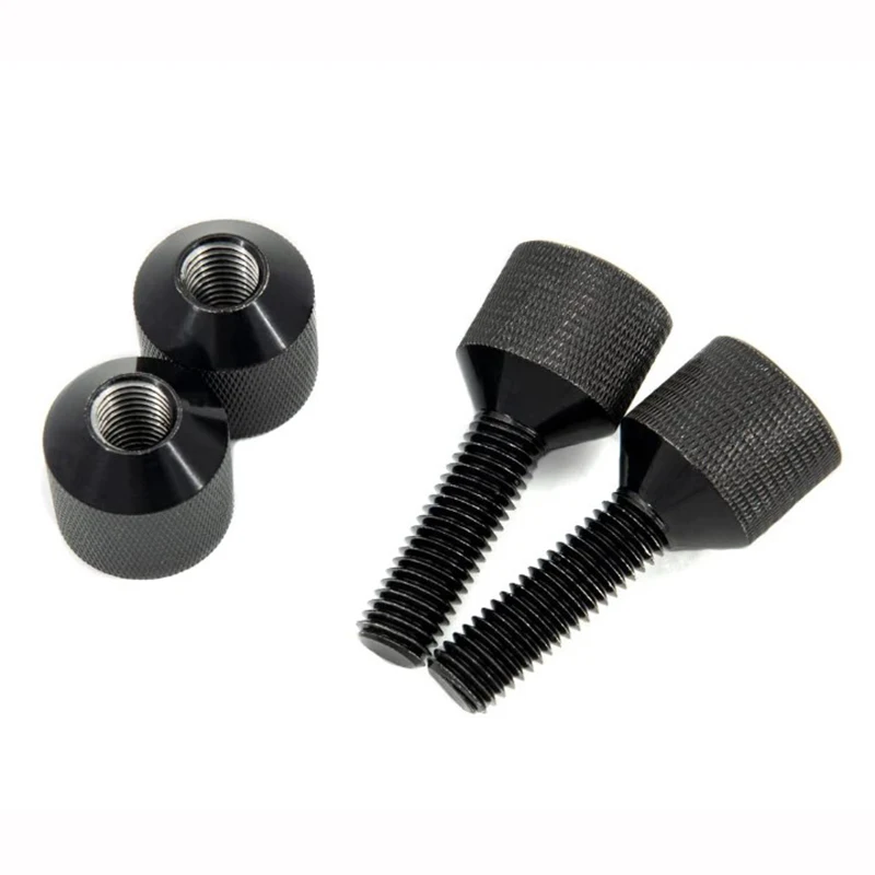 2PCS Knurled Handle Flange Alignment Pin 1-1/8 2 Hole Pins Set 6061 Aluminum Lightweight Quick Release Tool