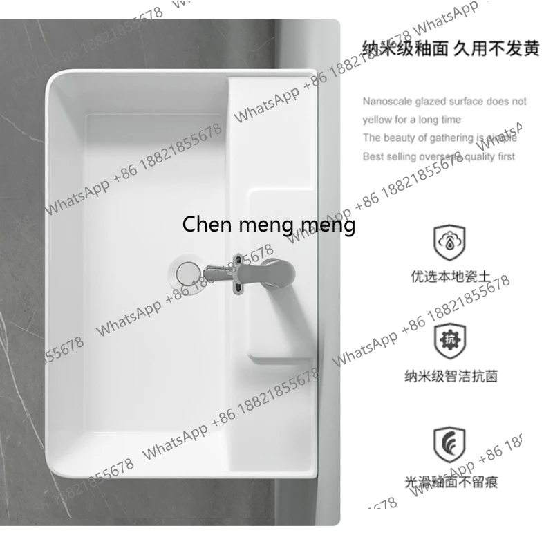 حوض غسيل عمود عميق حوض غسيل سيراميك متكامل من الأرض إلى السقف حوض غسيل عمود شقة صغيرة