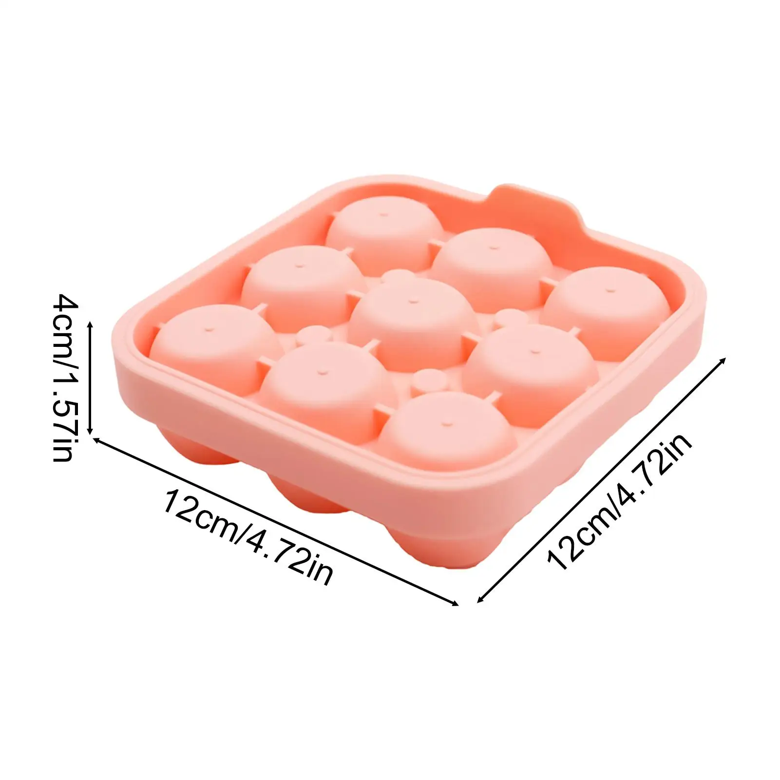 Easy Release Cocktail Ice Molds,Food Grade Rose Shape,Durable Flexible Tray For Whiskey Coffee Tea And Household Drink Scenes