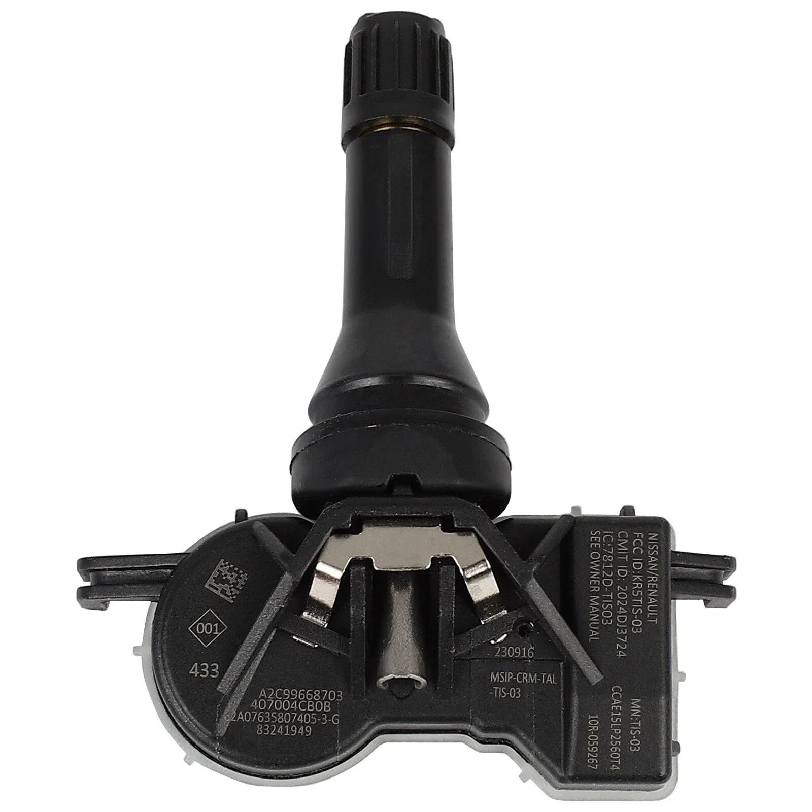 

4 шт. 407004CB0B автомобильная система датчика давления в шинах TPMS 433 МГц для Lada Kalina Nissan Qashqai Almera Infiniti Q60 40700-4CB0B